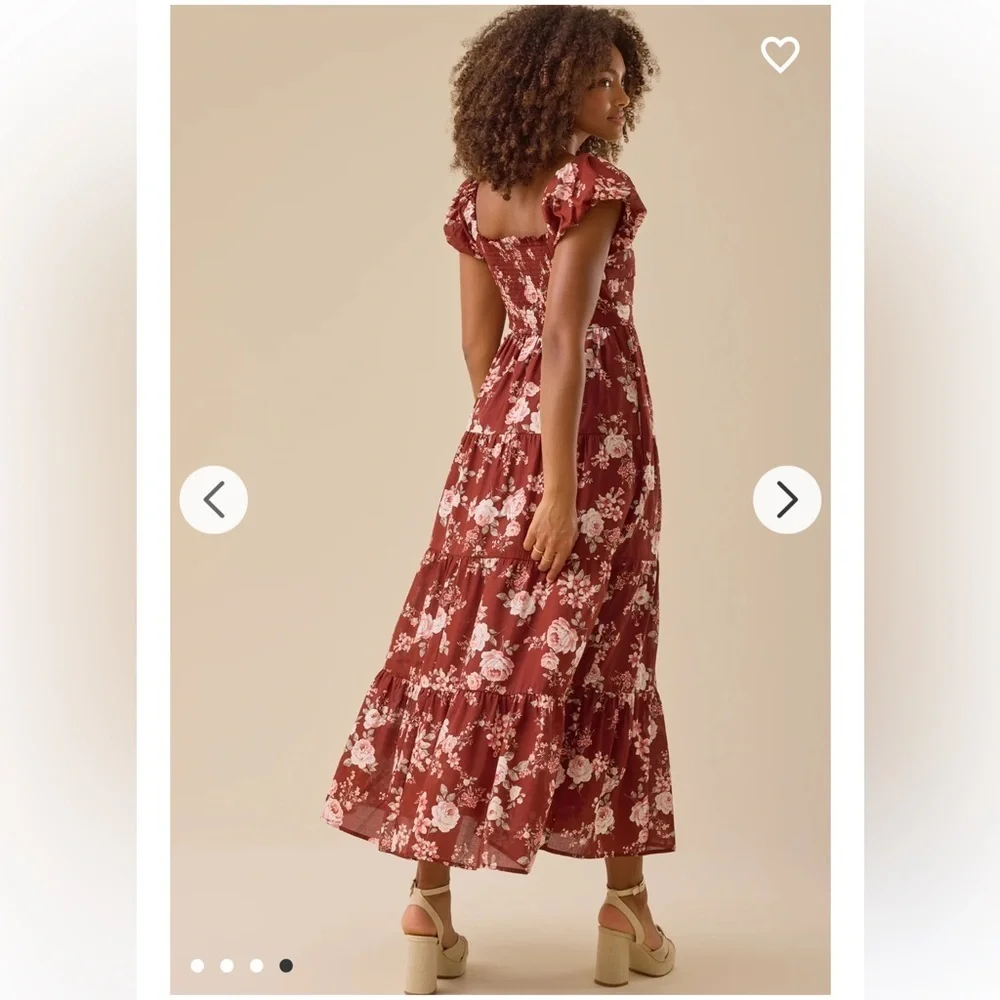 New with tags Altar’d State Solanda Floral Maxi Dress - Picture 4 of 4